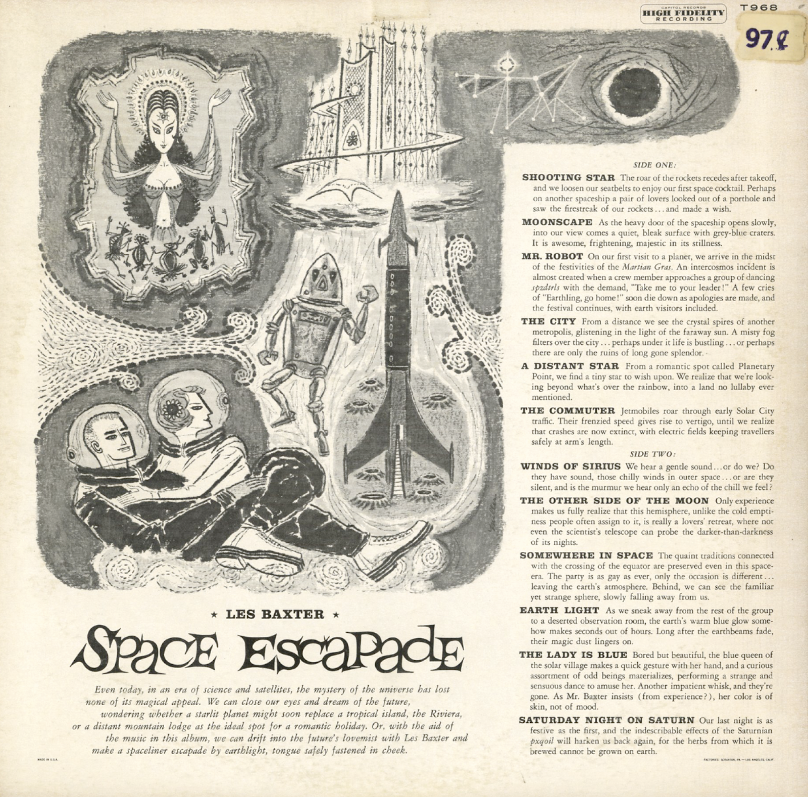 Unearthed In The Atomic Attic: Space Escapade - Les Baxter