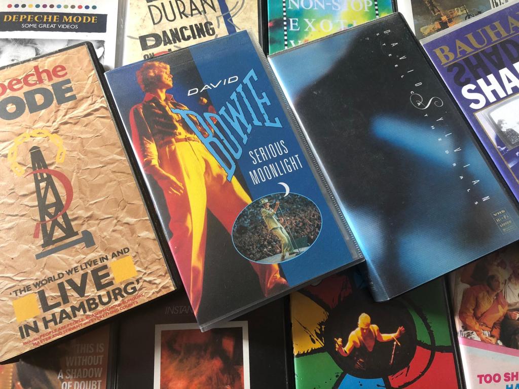 Quando a cassete VHS esteve ao serviço da&nbsp;música